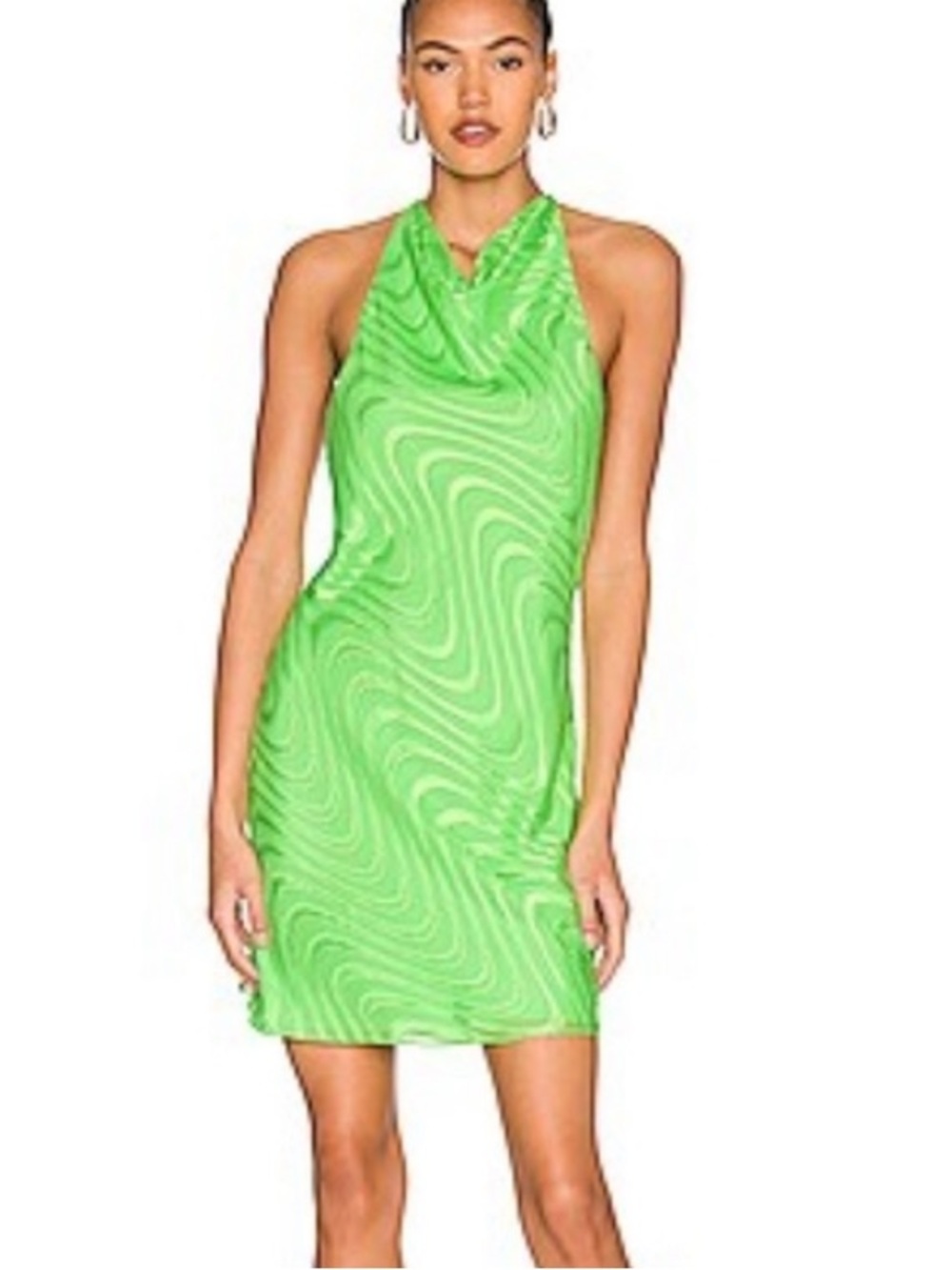 AMANDA UPRICHARD | NWT Kimball Chain Mini Dress in Apple | L